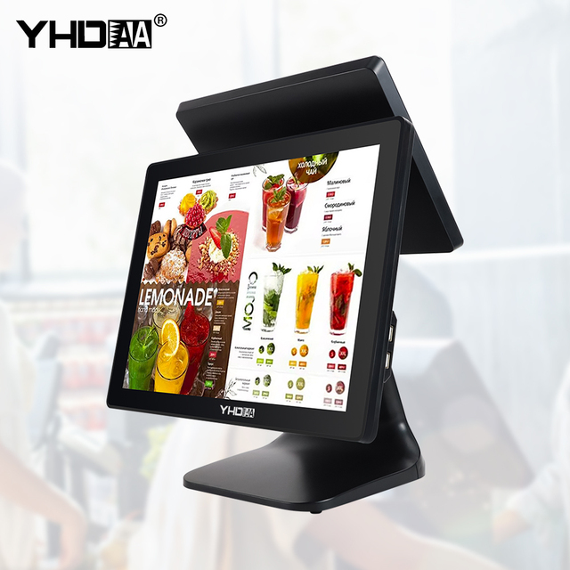 Anti-Scratch Windows Android System 15 Inch Capacitive Touch Screen Electronic Cash Register All in One POS Machine