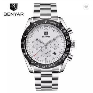 Relojes de Pulsera Modernos para Hombre, Cuarzo, Resistentes al Agua 3 ATM, Multifunción, Cronógrafo - Product Image 5