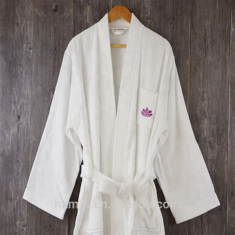 Hotel velour bademantel Kimono roben badekleid für frauen, männer