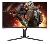 Monitor LCD Curvo para PC AOC de 27 Pulgadas, 2K, 250 Hz, Tiempo de Respuesta de 0.5 ms, Panel H-IPS, Relación de Aspecto 16:9, Brillo de 400 cd/m², 125% SRGB, DP, para Juegos de Escritorio