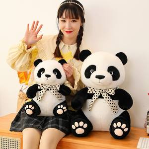 Nuovo Peluche Realistico di Kung Fu <span class=keywords><strong>Panda</strong></span> con Imbottitura in Cotone PP, <span class=keywords><strong>Altezza</strong></span> 25-75cm, Design Maculato Carino, Regalo per Bambini - Product Image 3