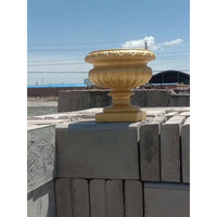 Moules à pots de fleurs en plastique PP préfabriqués de style européen, 60 cm de diamètre, robustes et durables, pour la fabrication de jardinières en béton.
