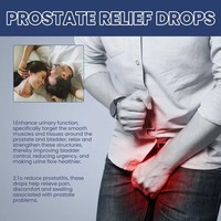 Huile de massage corporel pour hommes : Gouttes de soin pour soulager l'inconfort de la prostate masculine et renforcer la vitalité – Formule liquide