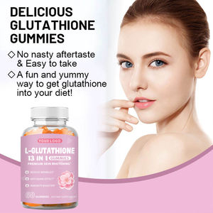 Permen Kunyah <span class=keywords><strong>L</strong></span>-<span class=keywords><strong>glutathione</strong></span> 13 in 1 Label Kustom OEM untuk Kulit Bercahaya, Pemutih, Vitamin C, Biotin, dan Kolagen - Product Image 3