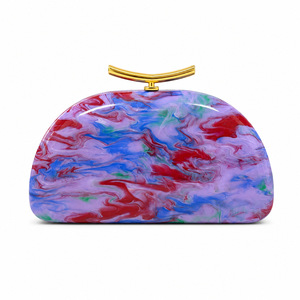 Guangzhou brand Clutch <b>Purse</b> for Women acrylic Hard Shell Box Clutch stylish clutch bags Fashion Wedding Bag dinner bags clutch - Product Image 4
