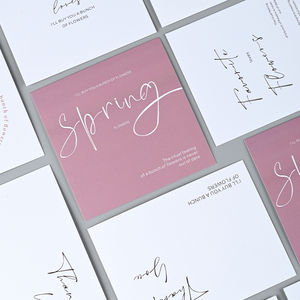 Tarjeta de visita con textura de papel, tarjetas de visita de impresión de papel cuadrado con logotipo personalizado inteligente de lujo/ - Product Image 3