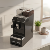 Machine à café commerciale tout-en-un, machine à expresso automatique du grain à la tasse pour bureau, hôtel, restaurant