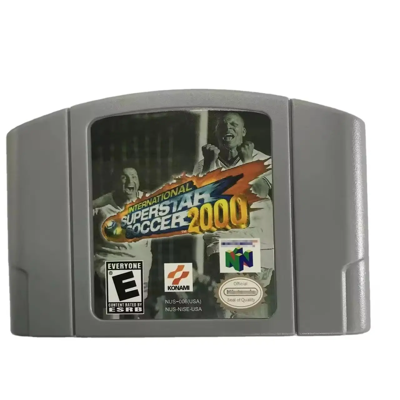 Quốc tế Superstar bóng đá 2000 N64 trò chơi Cartridge thẻ cho Nintendo 64 chúng tôi phiên bản