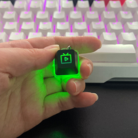 Custom Keyboard Shape Keychain Custom Plastic Keychain Stress Relieving Toy Mechanical Keyboard Switch Keychain