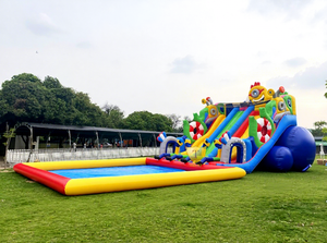 Toboggan <span class=keywords><strong>aquatique</strong></span> mobile gonflable, équipement de <span class=keywords><strong>parc</strong></span> <span class=keywords><strong>aquatique</strong></span>, centre de jeux, aire de saut gonflable - Product Image 2