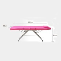 Table de massage SPA portable et pliable, table de soin du visage pour salon de beauté