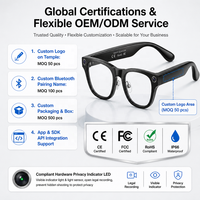 Lunettes Intelligentes W660 avec Caméra 2000W, Enregistrement Vidéo 4K 60Fps, Lunettes de Soleil IA WIFI, Traduction IA GPT, Lunettes Intelligentes 2026