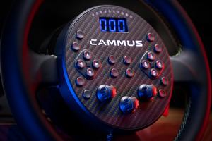 Volant de simulation de course intégré <span class=keywords><strong>CAMMUS</strong></span> C5 Pro, ultra léger, conception à entraînement <span class=keywords><strong>direct</strong></span> avec un couple de pointe de 7 Nm - Product Image 3