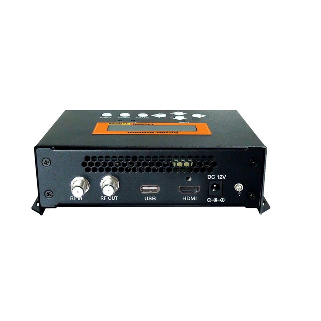 Compact Encoder Modulator DVB-T with HD/USB Inputs H.264 Video 1080p Resolution MPEG1 Audio RJ45 Interface