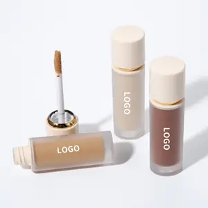 No Logo Face Makeup Cosmetics Waterproof Foundation Concealer 14 colori Private Label fondotinta liquido a lunga durata