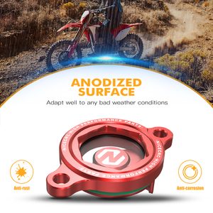 NICECNC Couvercle de filtre à huile moteur transparent pour <span class=keywords><strong>Honda</strong></span> CRF450R CRF450RX 2017-2024 <span class=keywords><strong>CRF450L</strong></span> 2019-2020 CRF250R 2019-2024 - Product Image 6