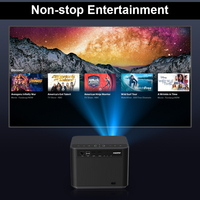 OEM Rigal I20 Top Seller Vidéo sans poussière Tv Smart Movie Projecteur Lumière 4K Extérieur Scellé Optique Lcd Projecteurs pour Magasin