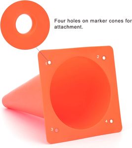 กรวยจราจร CITICITY ขนาด 12 นิ้ว, กรวยจราจรพลาสติกสำหรับฝึกซ้อมฟุตบอล บาสเกตบอล และกีฬาอื่นๆ - Product Image 4