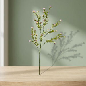 Artificial Wax Flower <b>Spray</b> <b>Pink</b> AFF Stick -45 107cm 90g - Product Image 3