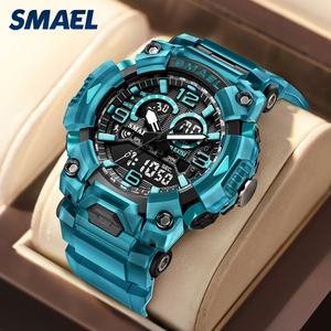 Montre sport chronographe SMAEL 8099, nouveau design, étanche, lumineuse, analogique-digitale, électronique, pour plongeurs - Product Image 1