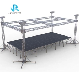 Sgaier Tùy Chỉnh Kích Thước 6061 Hợp Kim Nhôm Chất Lượng Cao Cấp Giàn Sân Khấu Giàn Chiếu Sáng Sự Kiện Giàn Cho Sự Kiện Ngoài Trời - Product Image 5