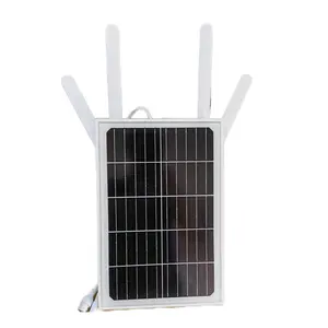 Conexão de Internet ao ar livre Solar 4G Rauter Wi-Fi Routeur Rj45 3G 4G CPE 300 mbps Roteador sem fio WiFi 4G Lte com slot para cartão Sim