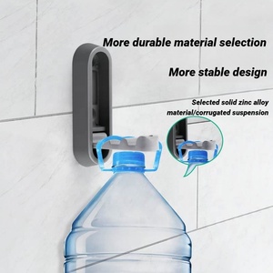 Thiết Kế Hiện Đại Có Thể Gập Lại Gấp Kẽm Hợp Kim Quần Áo Áo Móc Chìa Khóa Móc Mạnh Mẽ Dính Tường Treo Cho Phòng Tắm Hoặc Khách Sạn - Product Image 6