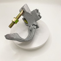 Promotion : Double coupleur de serrage pour échafaudage, forgé à chaud, 60/76 mm, norme BS 1139