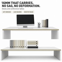 Panneau MDF mat anti-traces de doigts de 16 mm, plateau de bureau spécial en panneau de fibres haute densité