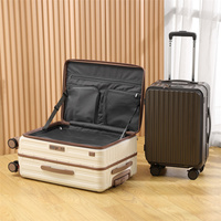 Maleta con Ruedas Giratorias, Estructura de Aluminio Resistente, Diseño Personalizado, Material de PC, Equipaje de Viaje de Lujo, Precio al por Mayor