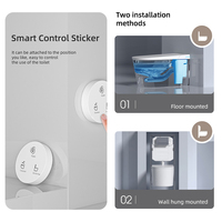 Toilette murale électrique intelligente à capteur automatique pour salle de bain, toilette intelligente monobloc suspendue au mur
