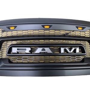 กระจังหน้ารถกระบะ Dodge Ram 1500 รุ่น 68197703AB สีดำและสีเทา ทำจากพลาสติก ABS - Product Image 3