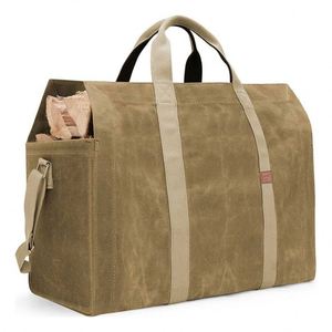 Sac de transport en toile portable, imperméable et spacieux pour accessoires de camping et de cheminée - échantillon gratuit - Product Image 1