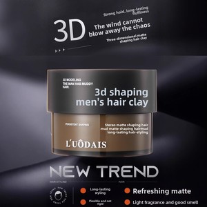Luodaishi <span class=keywords><strong>Gel</strong></span> Coiffant 3D pour Hommes, Parfumé, Durable, Volumisant, Non-Desséchant, pour Boucles et Cheveux Lisses, Fini Mat - Product Image 2