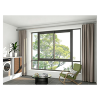 Ventanas Corredizas de Aluminio de 3 Paneles con Rotura de Puente Térmico, Modernas, Eficientes Energéticamente, Doble Vidrio Tintado, Insonorizadas