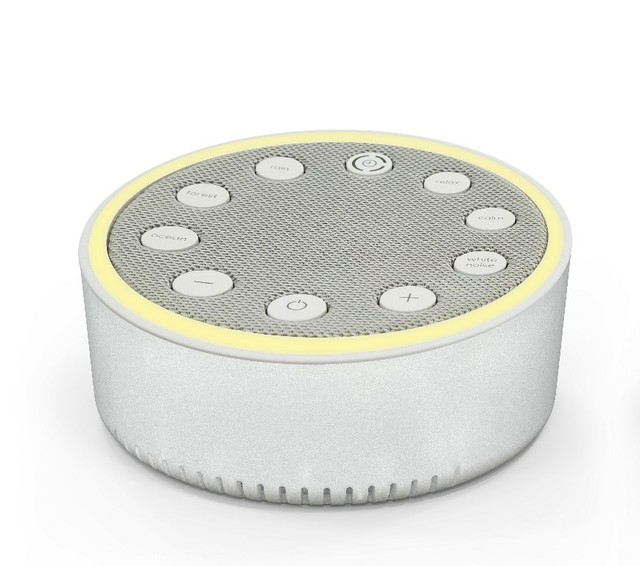 Fabric Speaker with White Noise and Mood Light (ABS + Fabric)