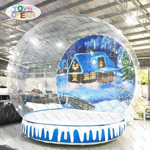 Venta al por mayor de fábrica personalizada de grado comercial de Navidad burbuja inflable que rebota bolas de nieve - Product Image 3