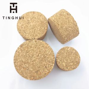 Bouteille vide en plastique sablé de 100 ml, 300 ml, 500 ml pour sels de bain, avec bouchon en liège et cuillère en bois, contenant cosmétique - Product Image 2