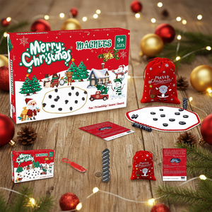 Jeu d'échecs magnétique noir de Noël, jouet éducatif, nouveau jeu d'échecs magnétique, entraînement à la pensée logique - Product Image 4