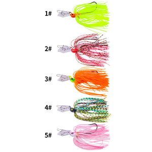 8CM 11.4G <span class=keywords><strong>Chatterbait</strong></span> <span class=keywords><strong>Leurre</strong></span> Jupes En Caoutchouc <span class=keywords><strong>Chatterbait</strong></span> Tête Haute Qualité Spinner Jig Métal Buzz Bait Leurres - Product Image 5