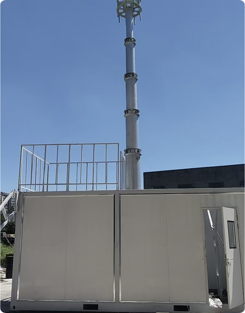 140km/h Wind Capacity 12m 15m 600kg Payload Mobile Steel Base Station on Wheels Telescoping GSM Cellular Telecommunication Tower