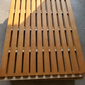 Bandes de lit respirantes cadre de lit squelette latte structure de lit stable Durable latte en <span class=keywords><strong>bois</strong></span> - Product Image 3
