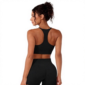 Conjunto de Yoga Personalizado para Mujer, Transpirable, de Secado Rápido, para Gimnasio, Top sin Mangas, Pantalones Cortos de Cintura Media, Conjunto Deportivo - Product Image 2