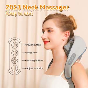 Masajeador de Cuello <span class=keywords><strong>Shiatsu</strong></span> Phenitech <span class=keywords><strong>Pro</strong></span>, Masajeador de Cuello y Hombros 4D, Masajeador de Cuello para Alivio del Dolor de Tejido Profundo - Product Image 5