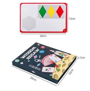 Livre de blocs géométriques magnétiques STEM, jeu de voyage, puzzle Tangram de formes géométriques - Product Image 5