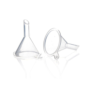 Mini funnels 31*39mm transparent plastic small funnel for perfume liquid oil filling