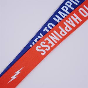 أشرطة تعليق من البوليستر بالجملة مع طباعة شعار مخصص، تصنيع حسب الطلب، صديقة للبيئة، هدايا ترويجية للفعاليات والأنشطة، سلسلة مفاتيح - Product Image 3