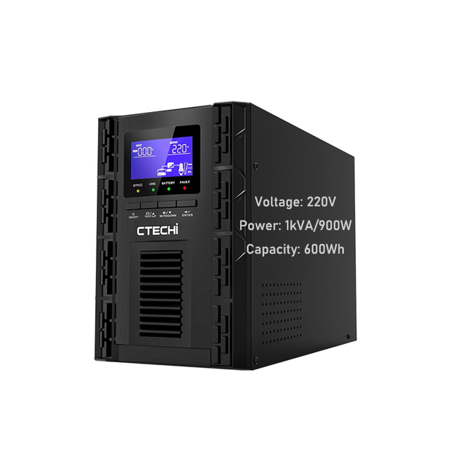 High Frequency Online Double Conversion 1kVA 2kVA 3kVA Smart UPS Uninterruptible Power Supply Single Phase 110V 220V Office UPS