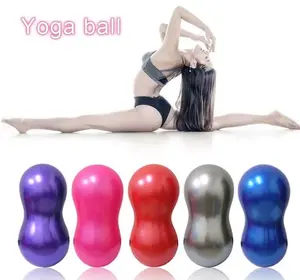 Grosir Kustom Bola Karet Gym Yoga Fitness Latihan Anti Ledakan PVC Pilates Yoga Bola Kacang