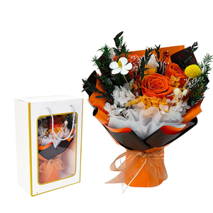 Nuovo Design naturale lunga vita eterna immortale eterno per sempre conservato rose Bouquet di fiori per il regalo di San Valentino - Product Image 4